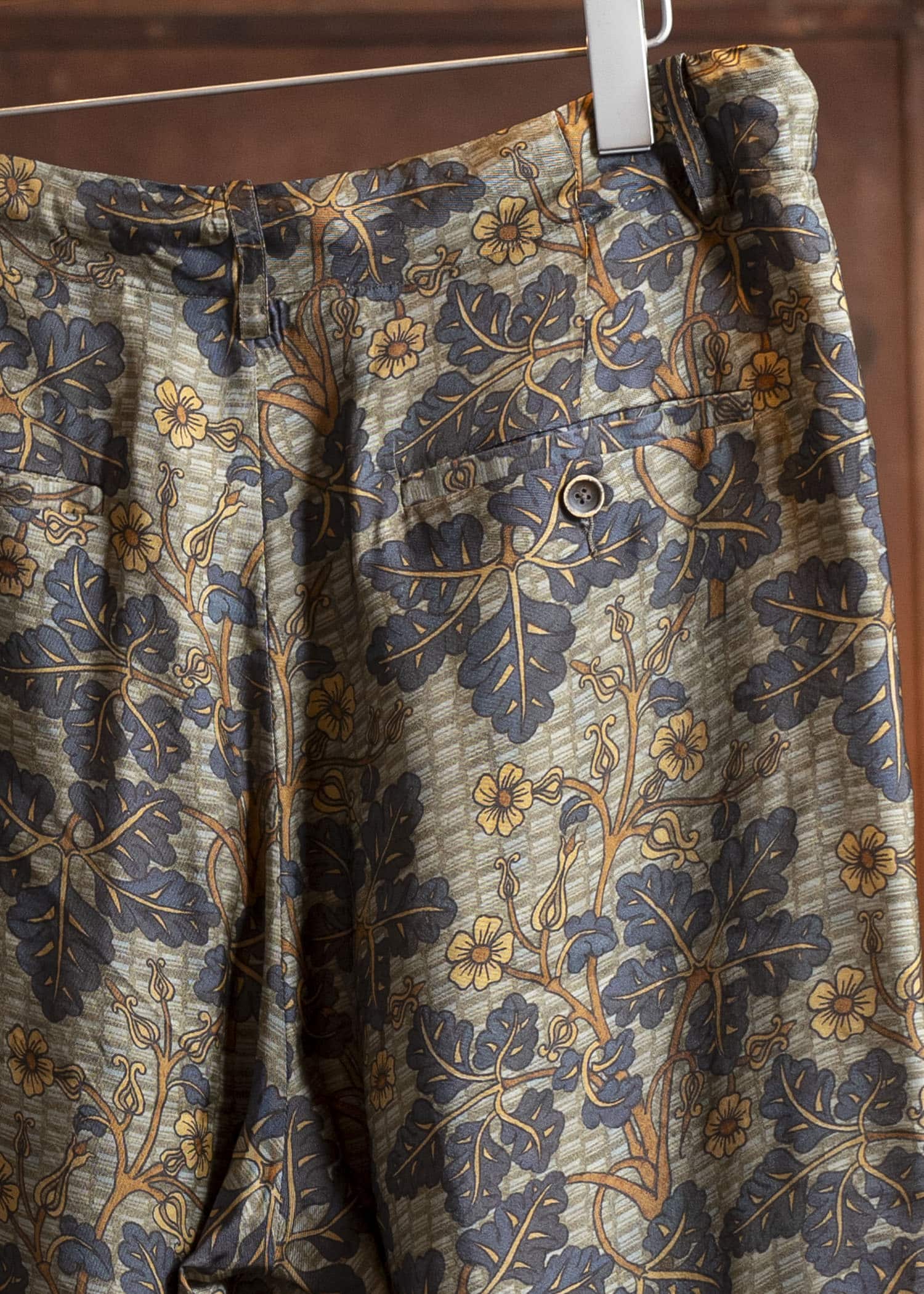 UMA WANG S5/M/UM3521 PALLOR PANTS mustard/blue