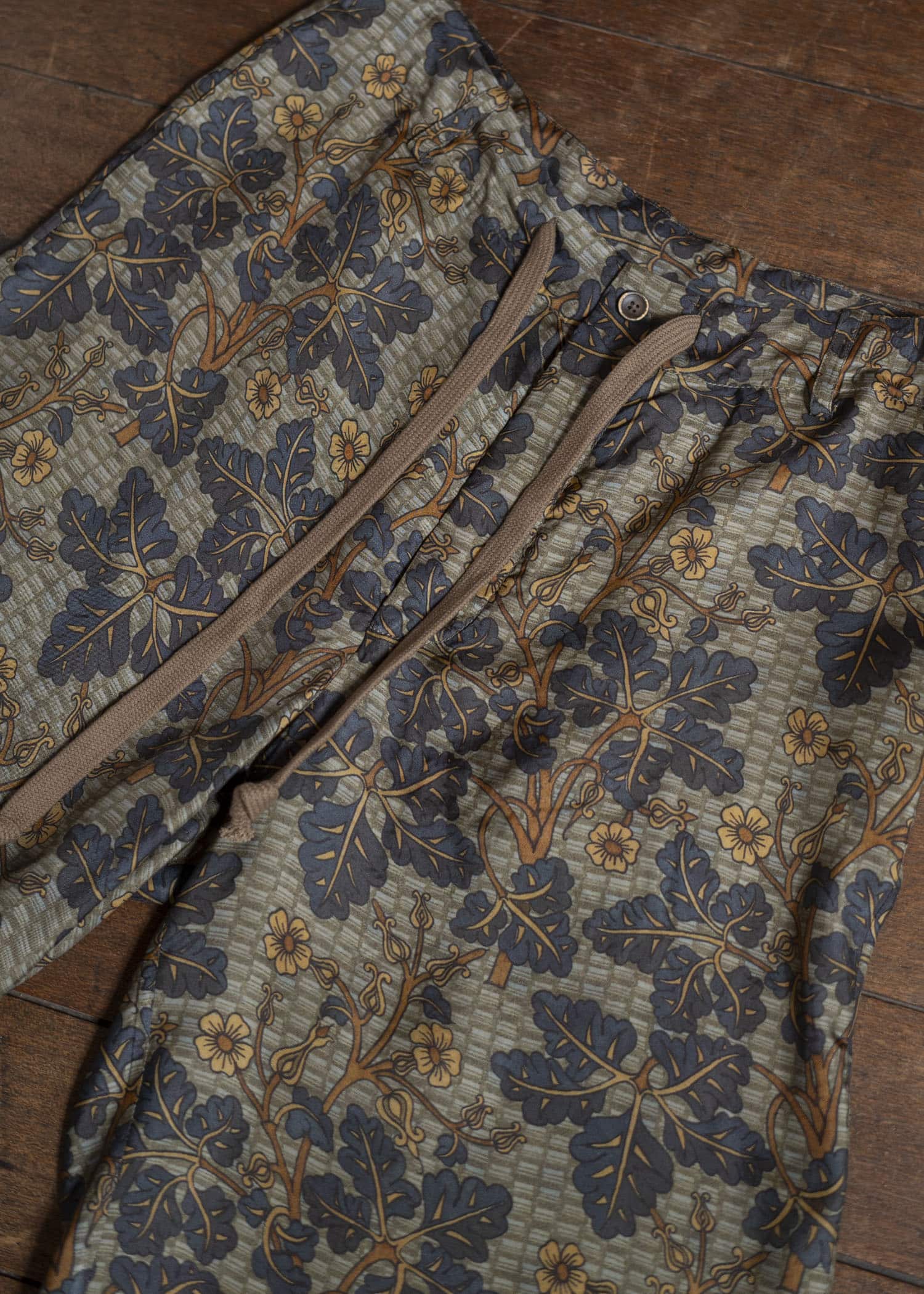 UMA WANG S5/M/UM3521 PALLOR PANTS mustard/blue