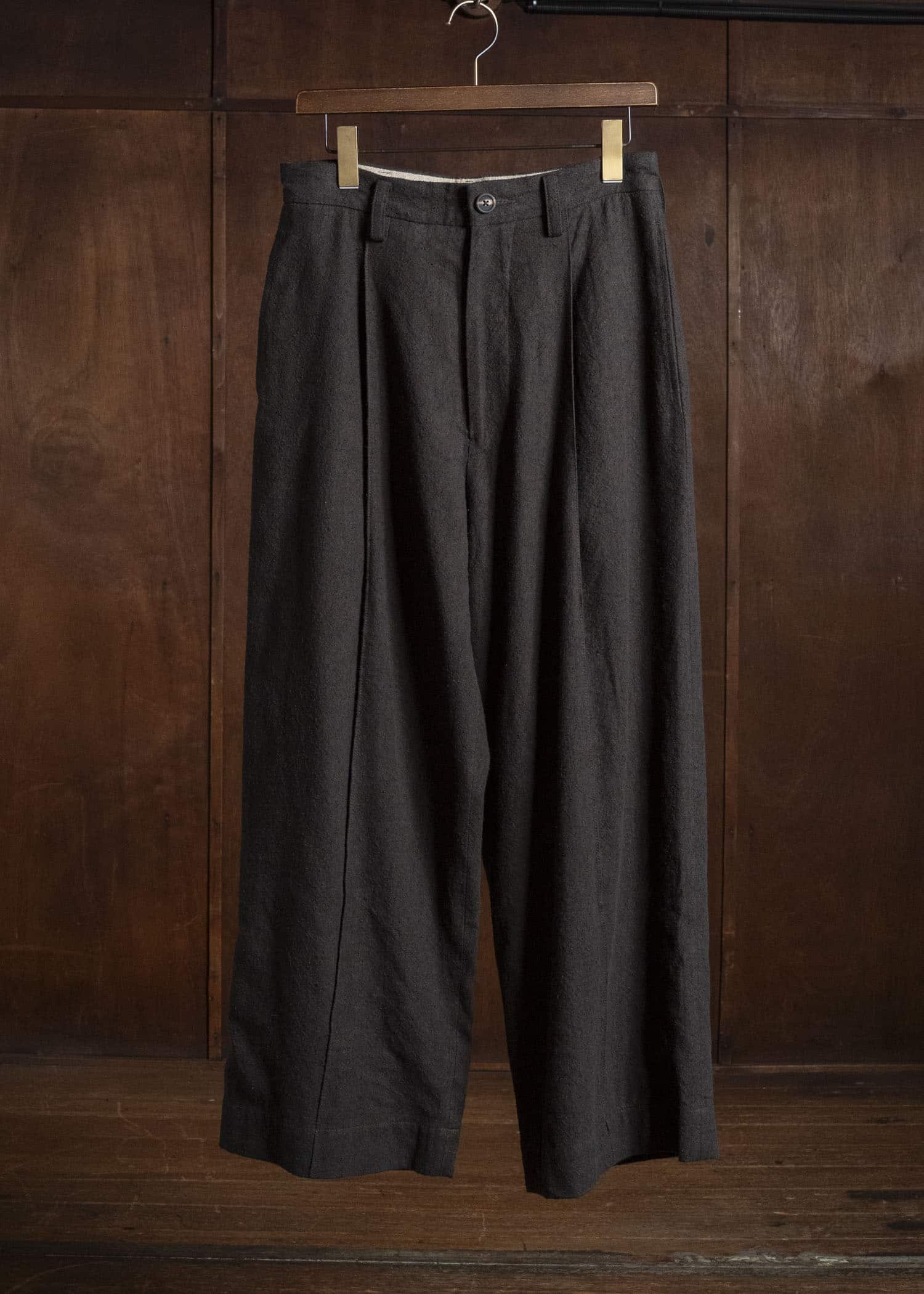 ZIGGY CHEN PLEATED STRAIGHT-LEG TROUSERS 0M2630501
