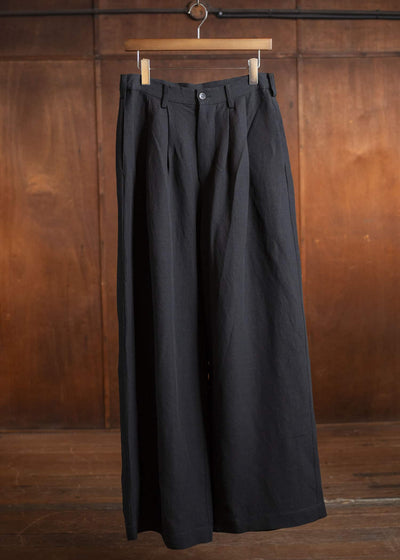 UMA WANG S5 M UM3510 POLKY PANTS POLKY PANTS black