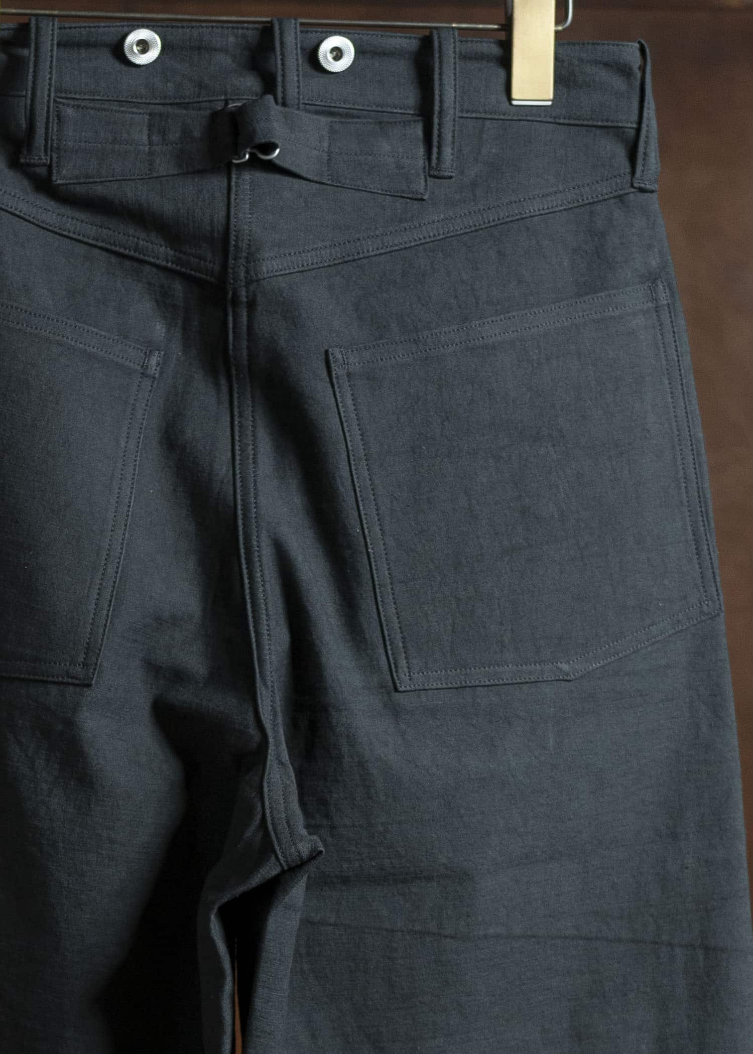 Taiga Takahashi Lot.209 Buckle-Backed Trousers BLACK