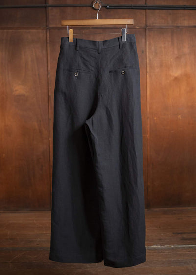 UMA WANG S5 M UM3510 POLKY PANTS POLKY PANTS black