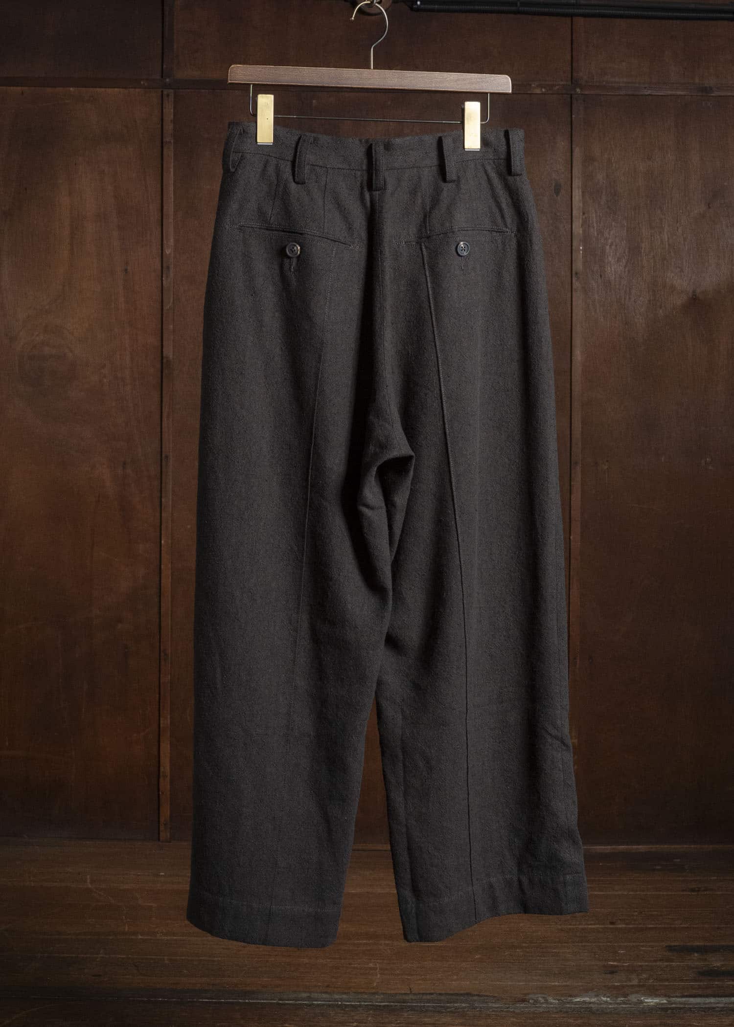 ZIGGY CHEN PLEATED STRAIGHT-LEG TROUSERS 0M2630501