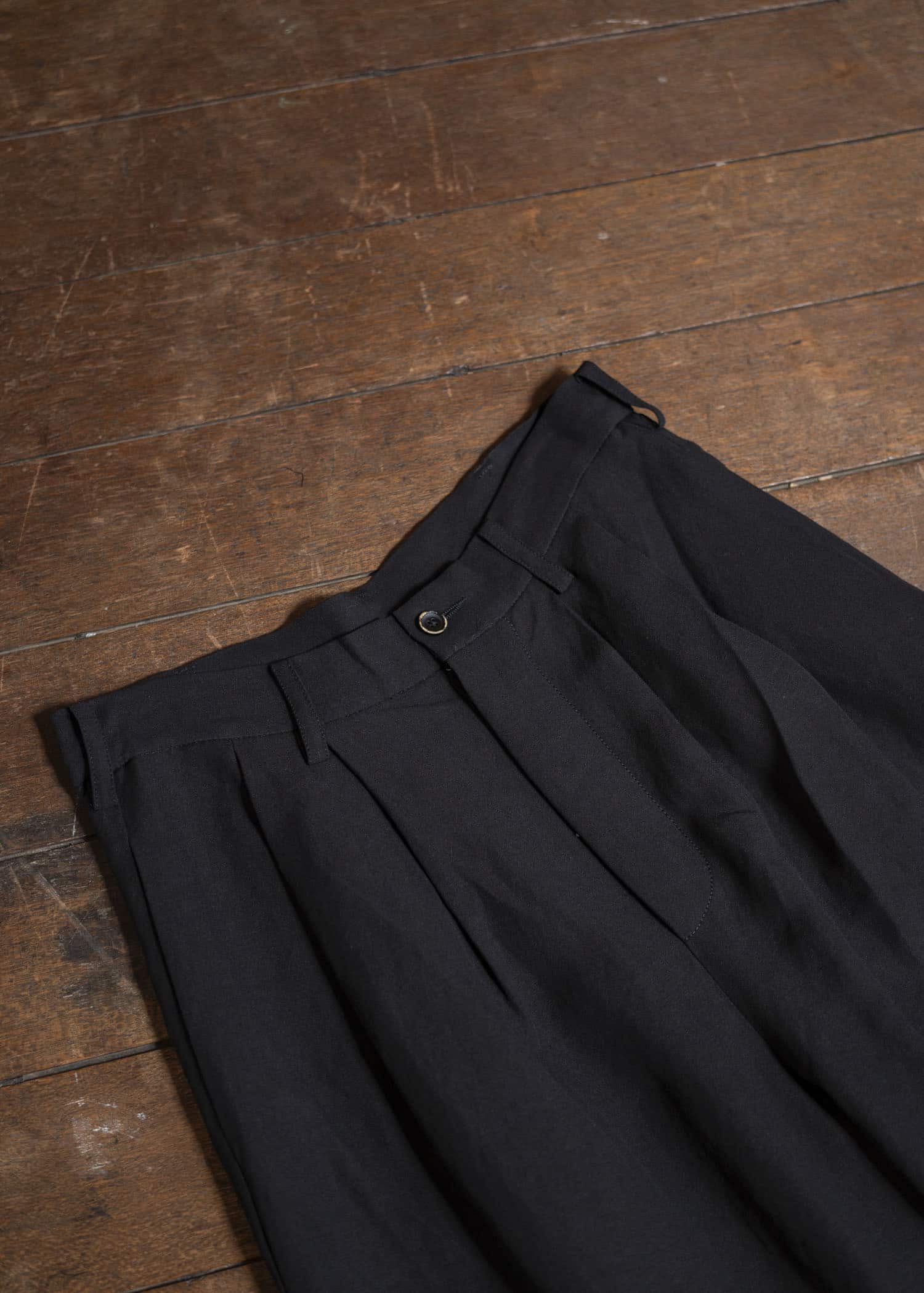 UMA WANG S5 M UM3510 POLKY PANTS POLKY PANTS black