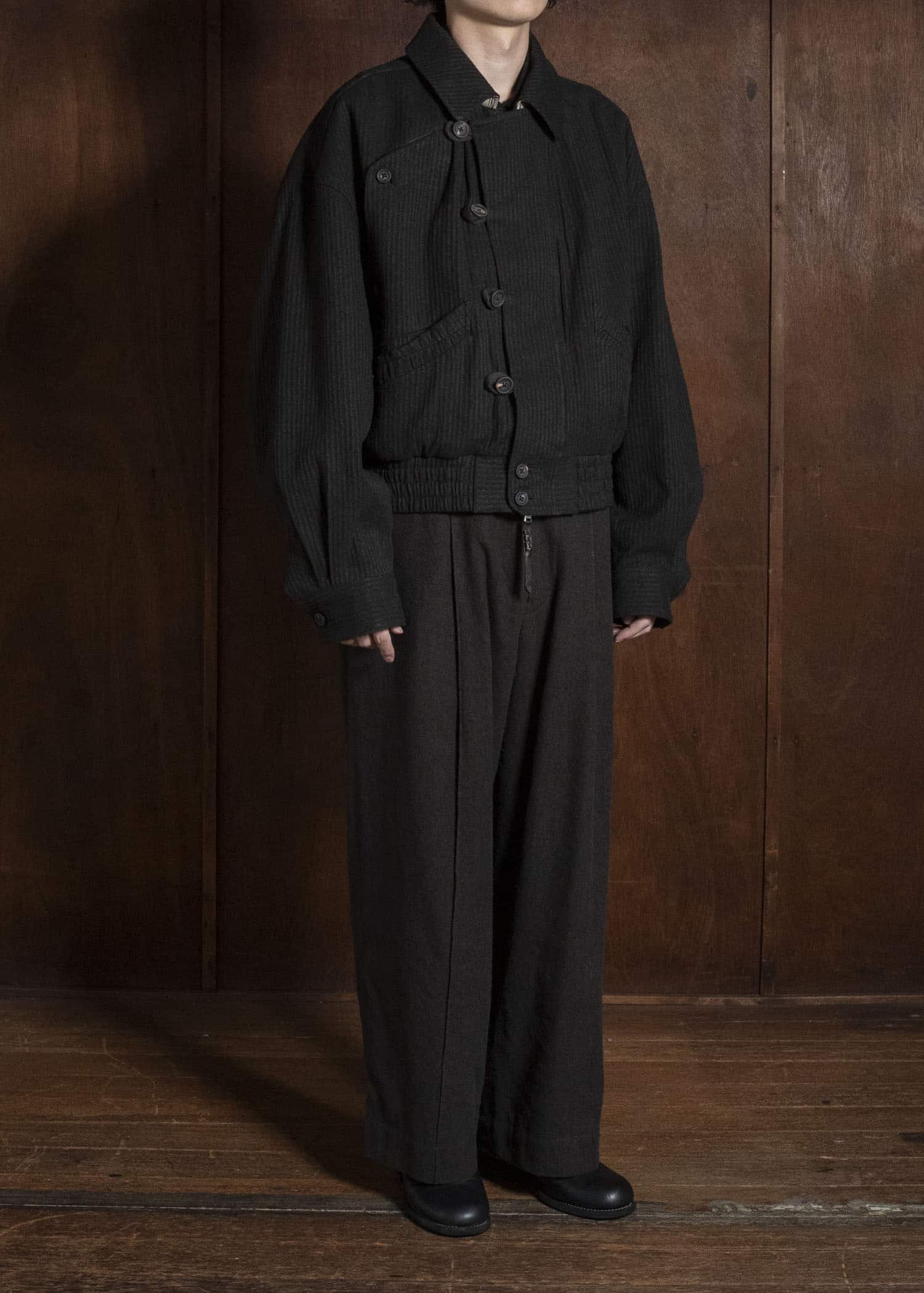 ZIGGY CHEN PLEATED STRAIGHT-LEG TROUSERS 0M2630501