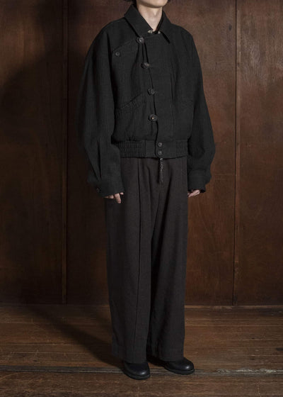 ZIGGY CHEN PLEATED STRAIGHT-LEG TROUSERS 0M2630501
