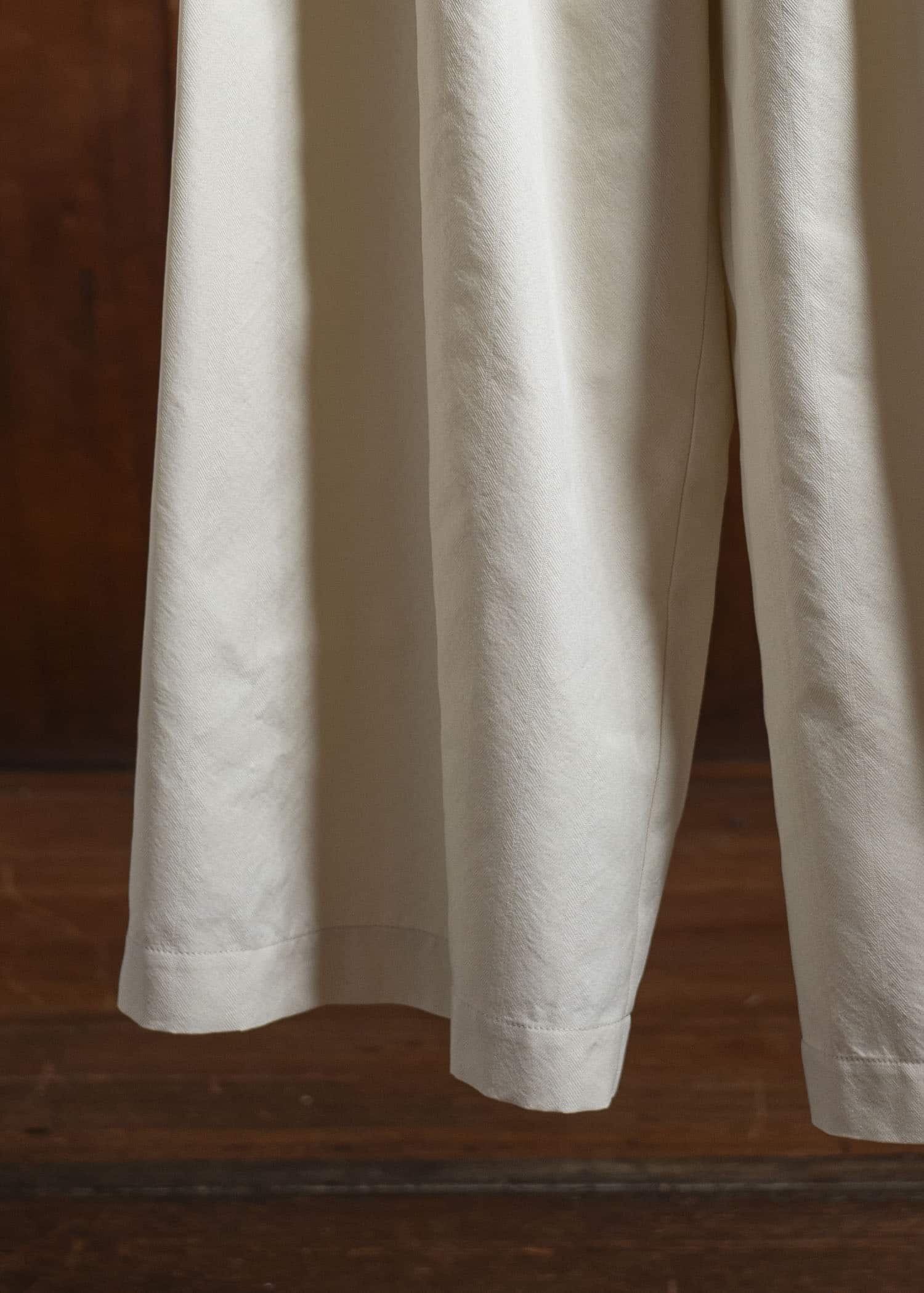 UMA WANG S5/M/UM3541 POETIC PANTS off white