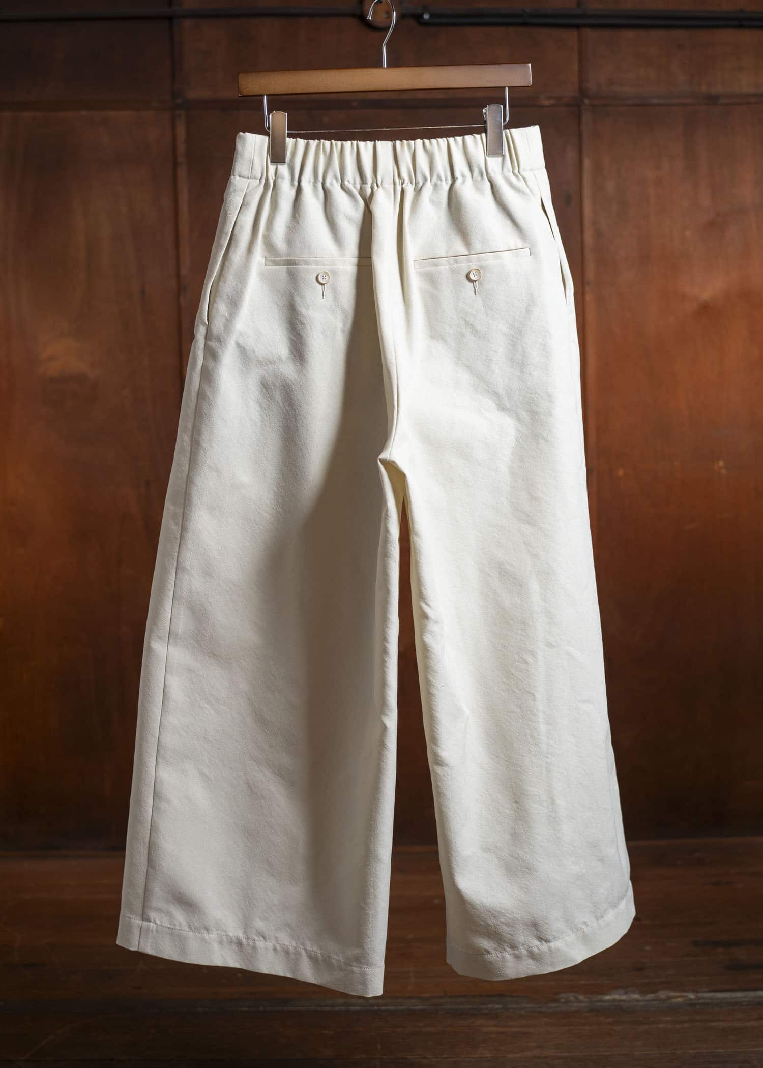 UMA WANG S5/M/UM3541 POETIC PANTS off white