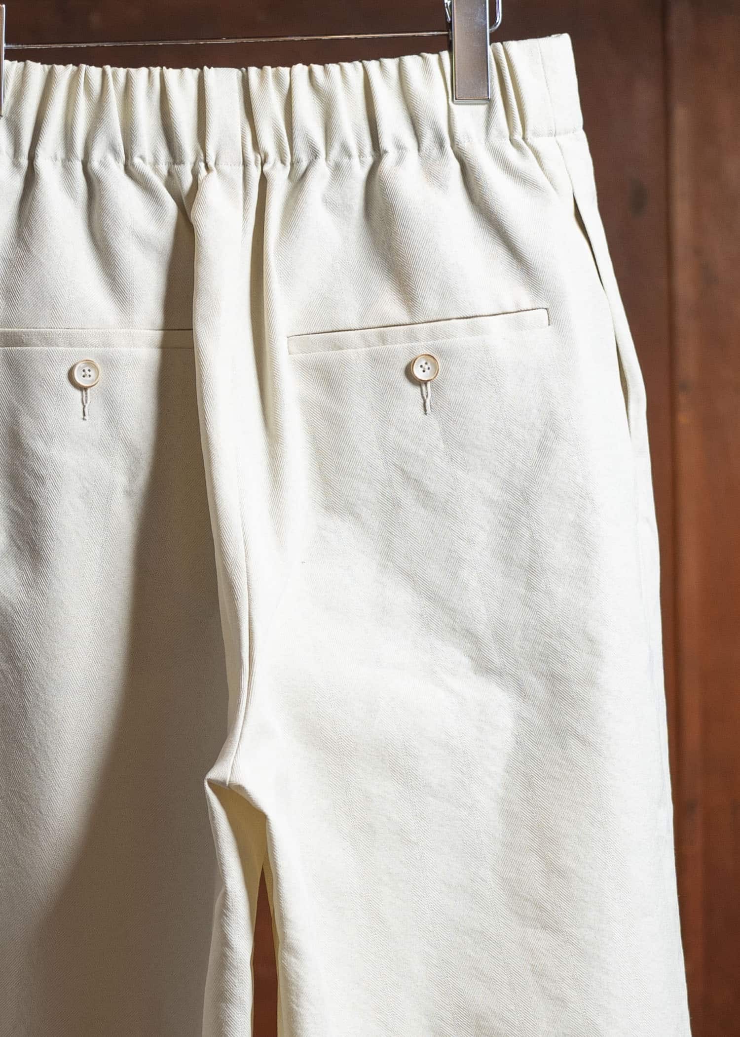 UMA WANG S5/M/UM3541 POETIC PANTS off white