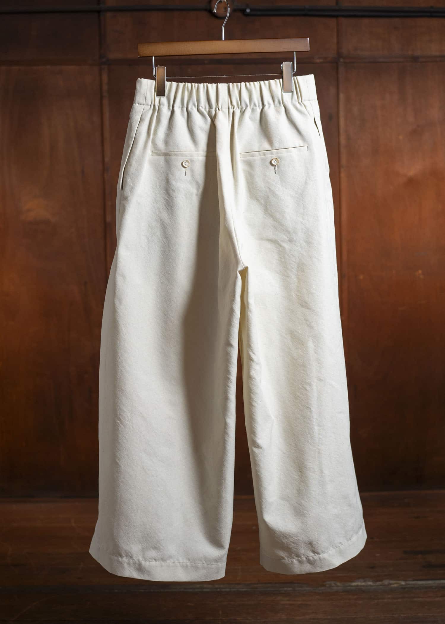UMA WANG S5/M/UM3541 POETIC PANTS off white