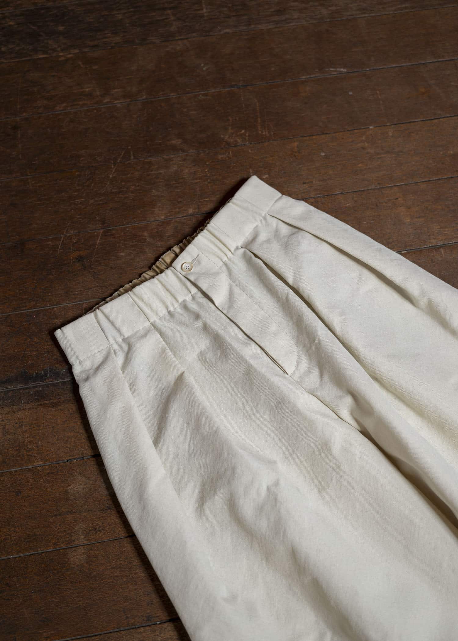 UMA WANG S5/M/UM3541 POETIC PANTS off white