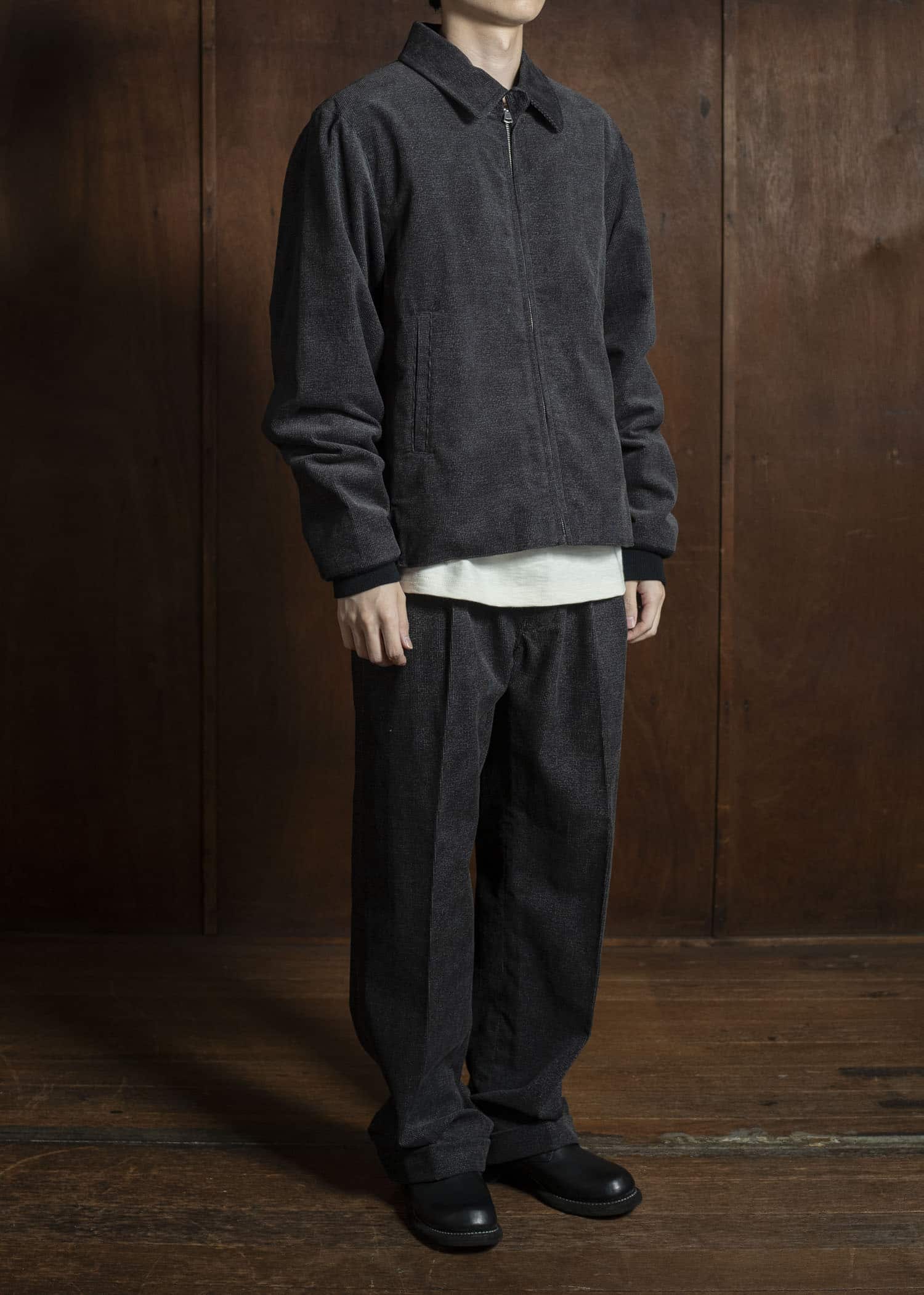 Taiga Takahashi Lot.322 Sports Jacket MELANGE CHARCOAL