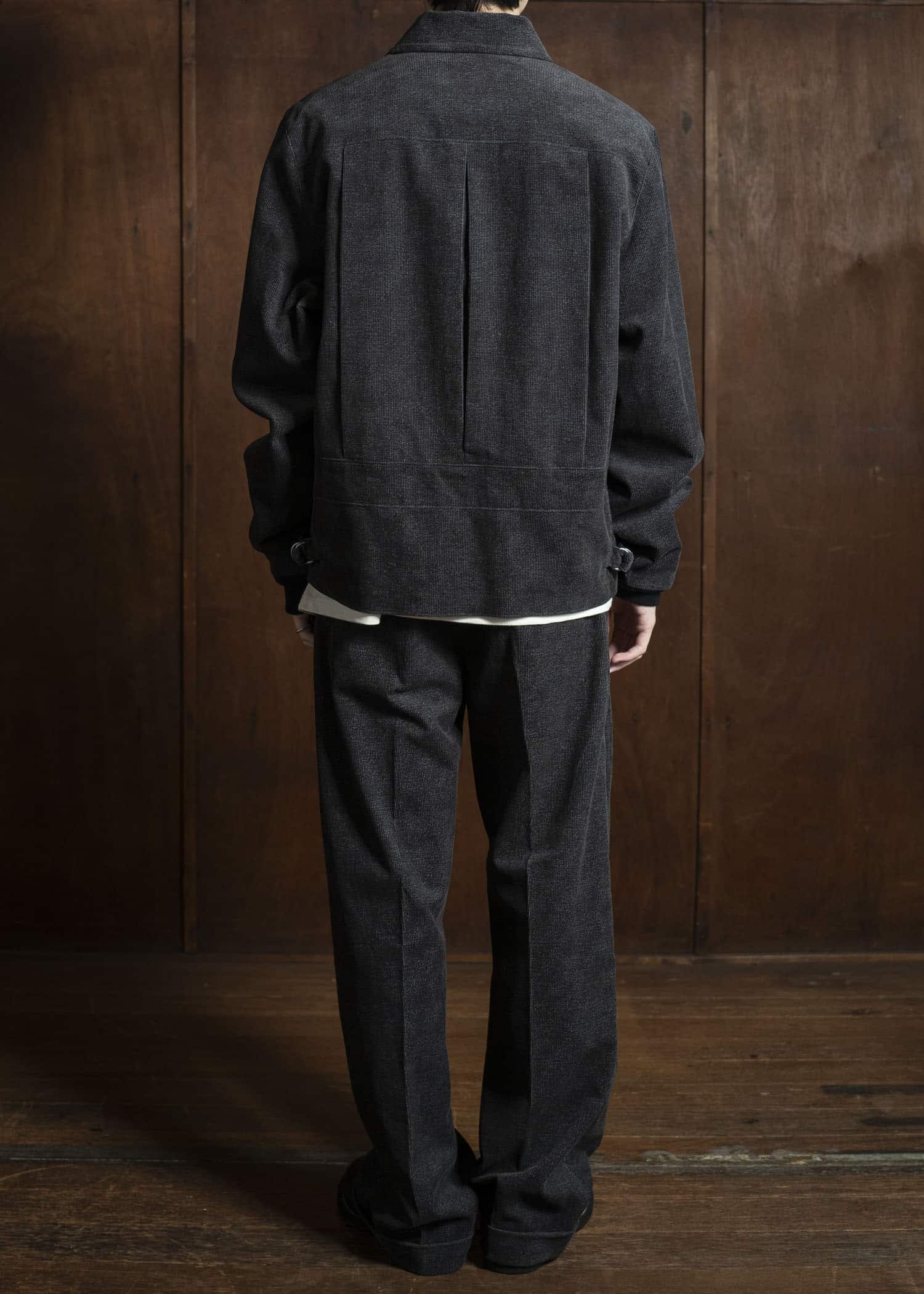 Taiga Takahashi Lot.322 Sports Jacket MELANGE CHARCOAL