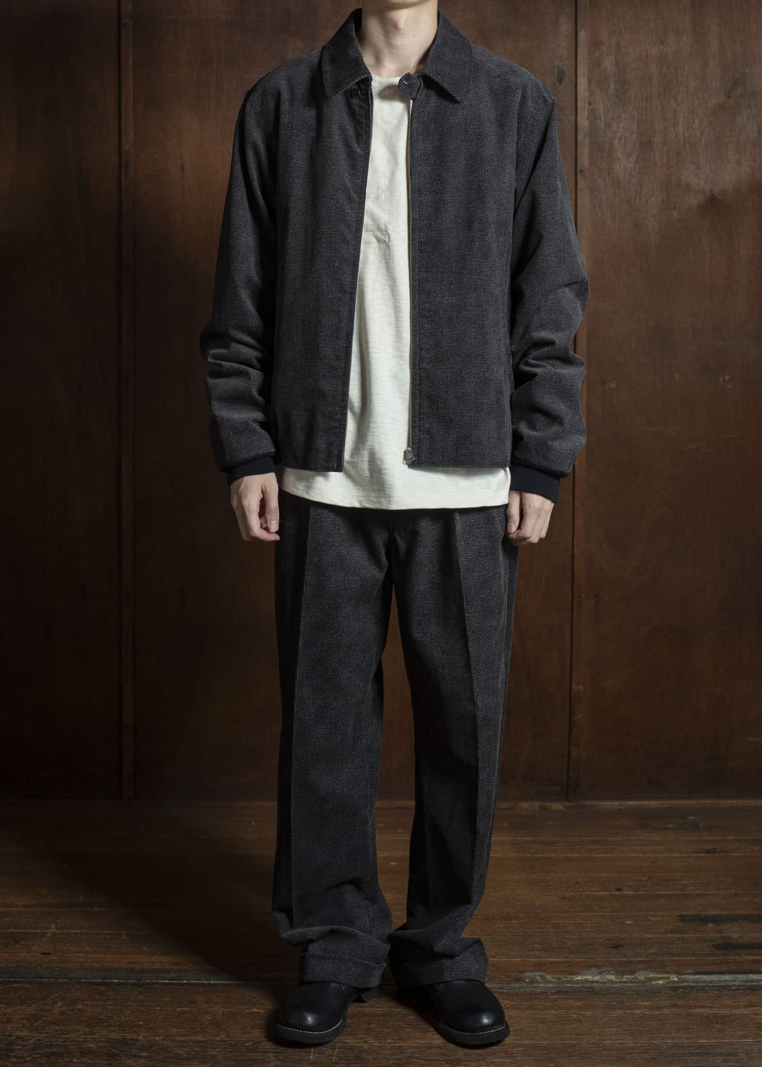 Taiga Takahashi Lot.322 Sports Jacket MELANGE CHARCOAL