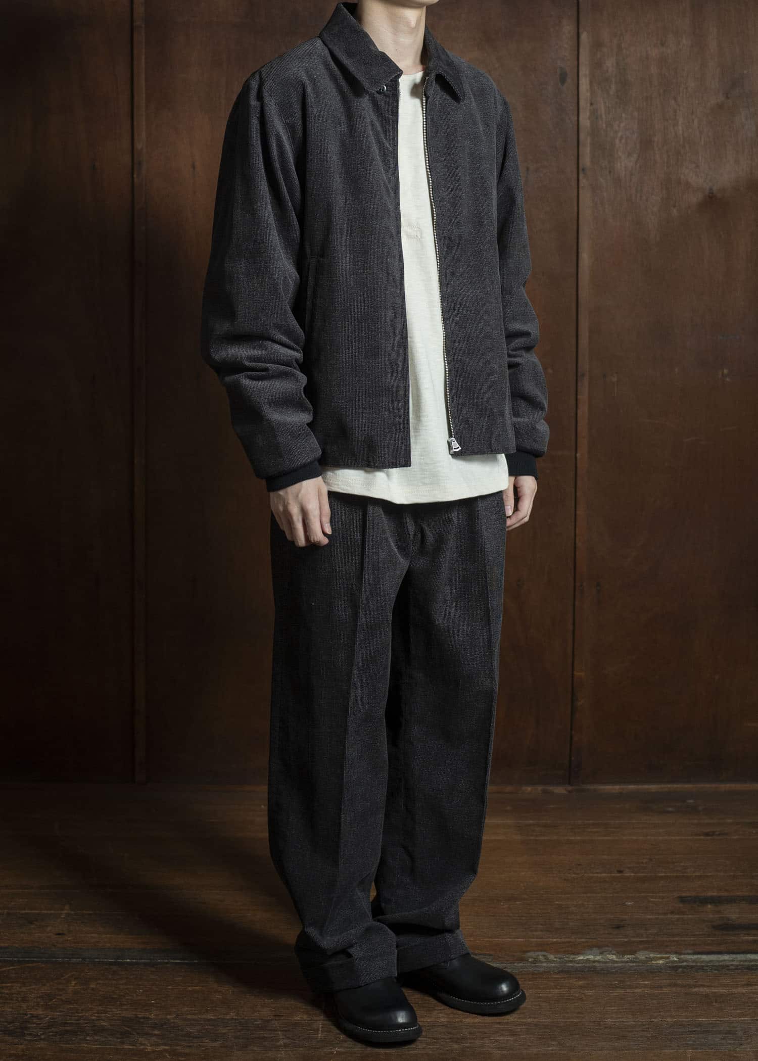 Taiga Takahashi Lot.322 Sports Jacket MELANGE CHARCOAL