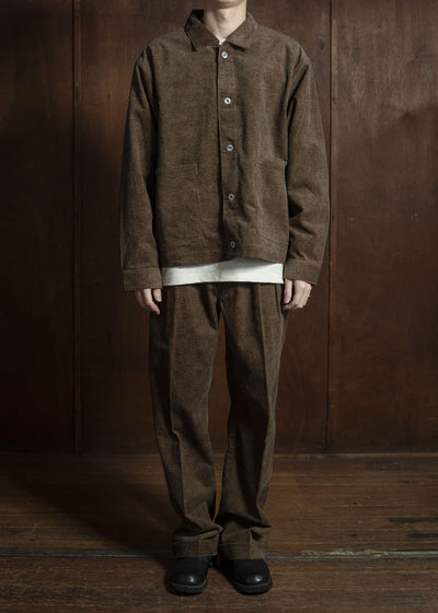 Taiga Takahashi Lot.303-Melange Brown Cover all Jacket  Melange Brown