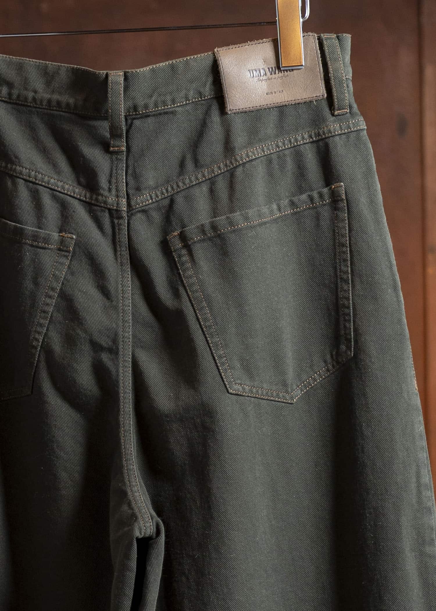 UMA WANG S5/M/UM3533 PUPPY PANTS green