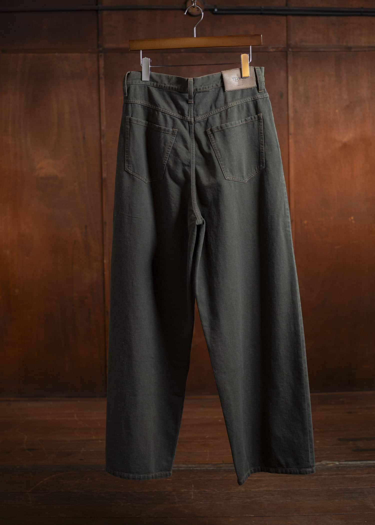 UMA WANG S5/M/UM3533 PUPPY PANTS green