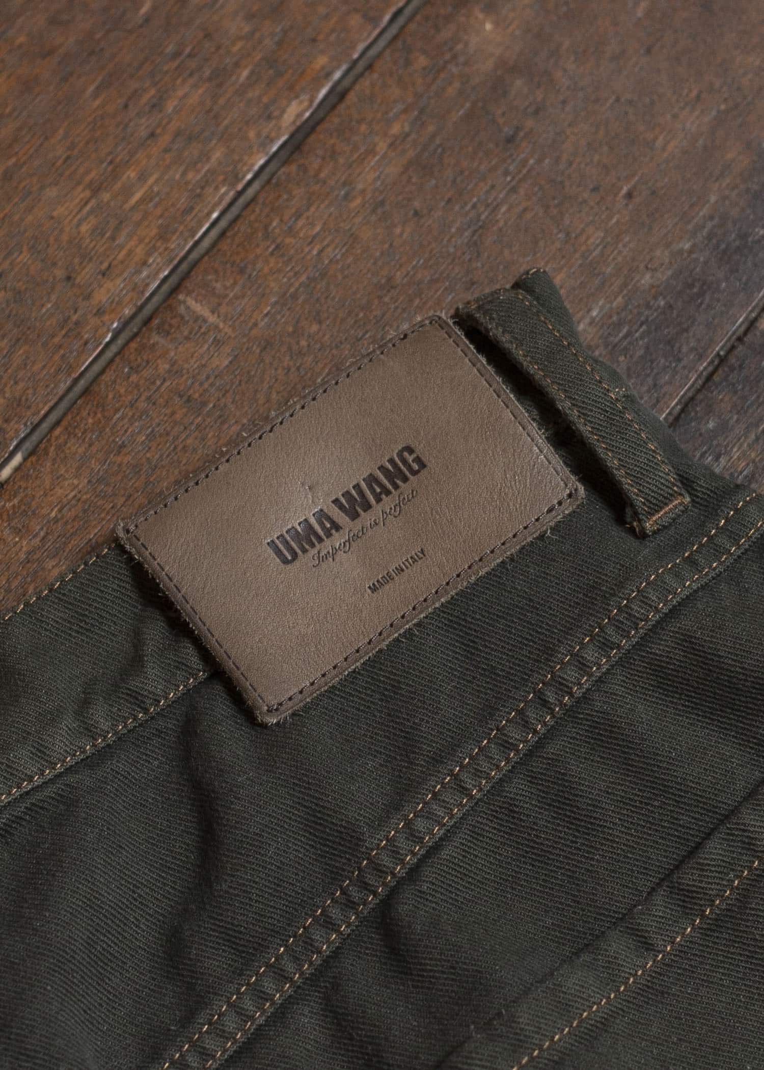 UMA WANG S5/M/UM3533 PUPPY PANTS green