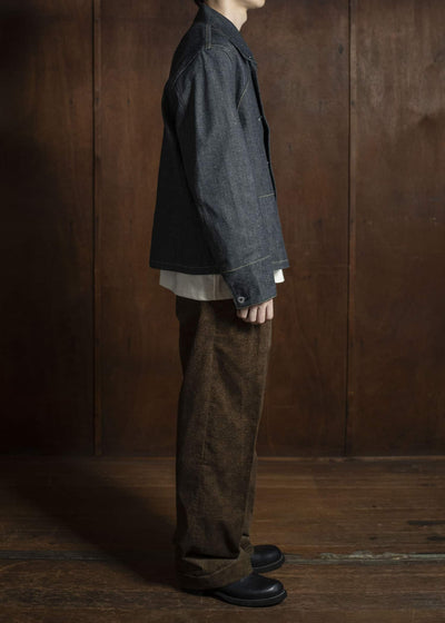 Taiga Takahashi Lot.715 French Navy Mechanic Jacket RAW INDIGO