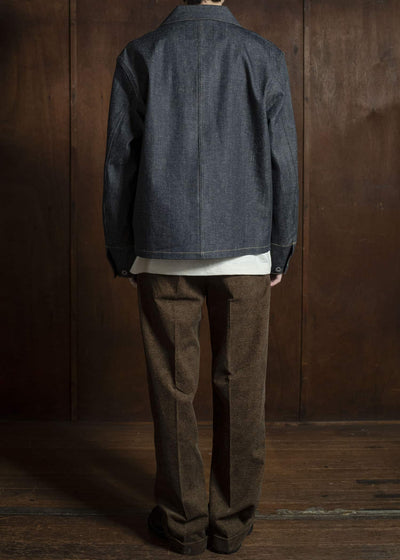 Taiga Takahashi Lot.715 French Navy Mechanic Jacket RAW INDIGO