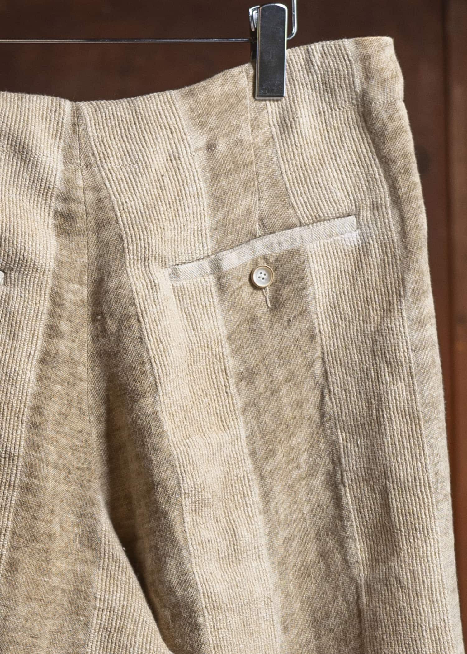 UMA WANG S5/M/UM3525 PALLOR PANTS tan