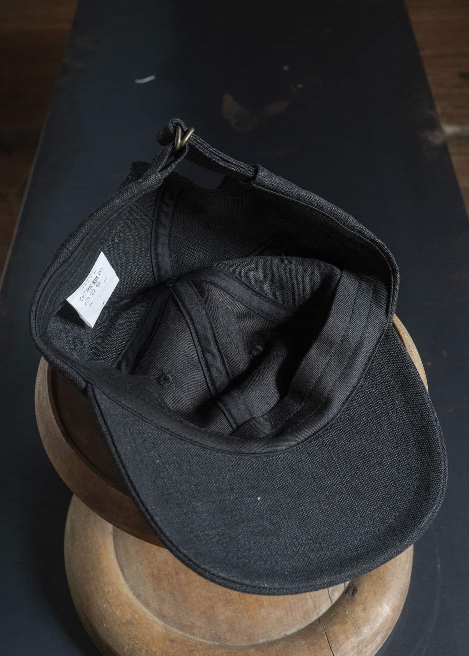 YOKO SAKAMOTO YS-26AW-GS-CAP-BLACK GIFT SHOP CAP BLACK