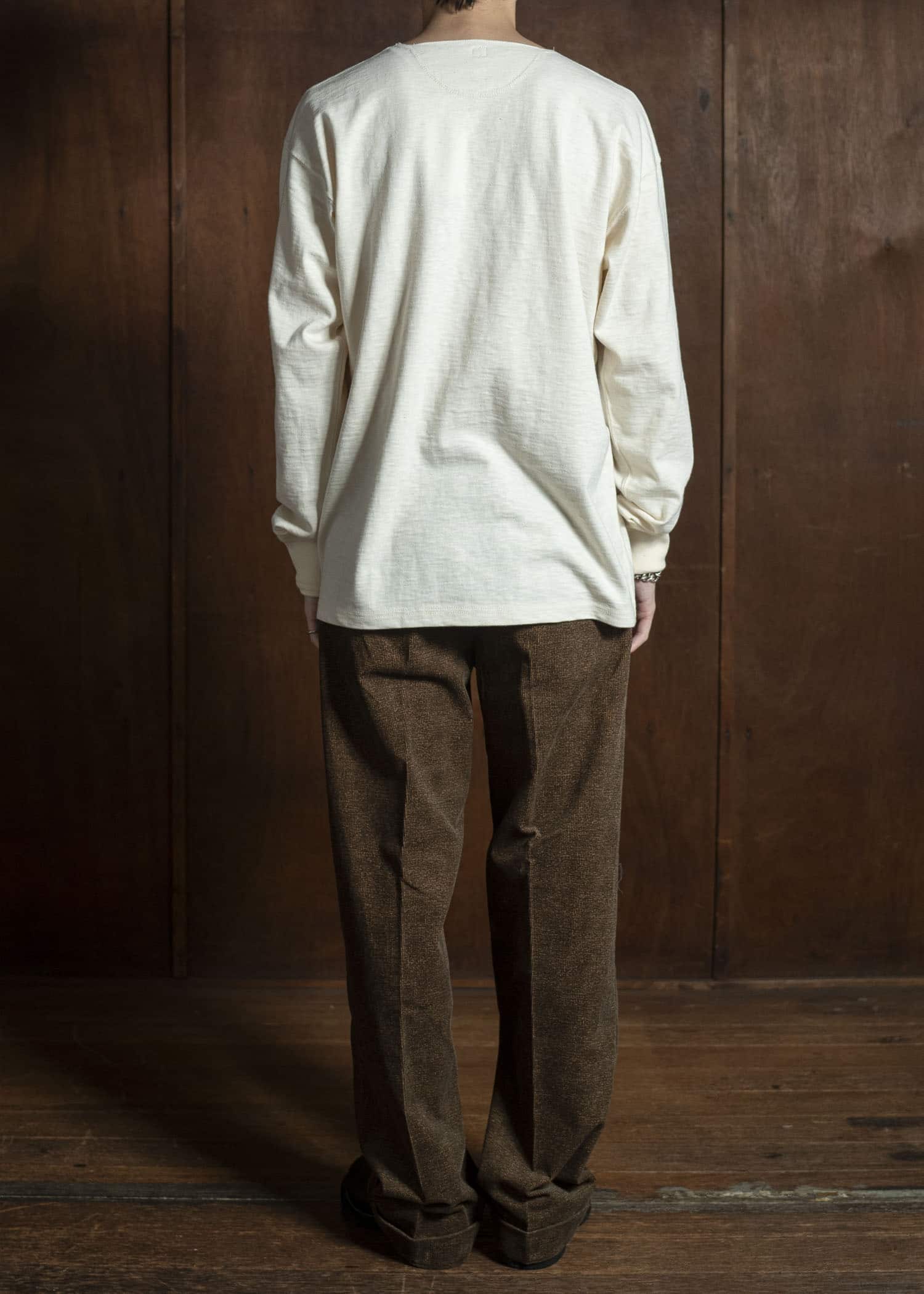 Taiga Takahashi Lot.618 Side Henley Neck Shirt IVORY