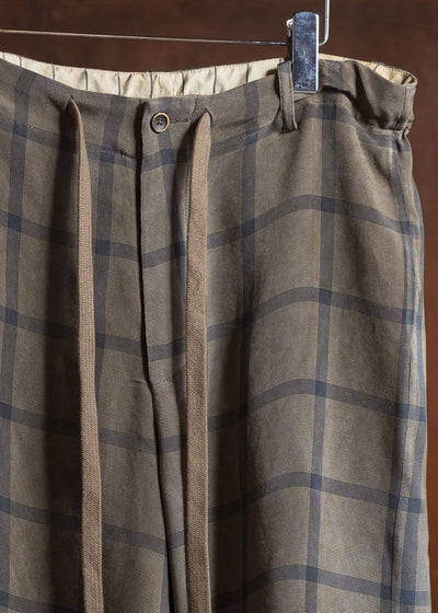 UMA WANG S5/M/UM3522 PALLOR PANTS mustard/blue