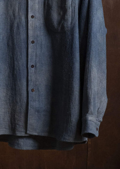 Gorsch #14 2ND-SH03AI Indigo Dyed Shirt Grey