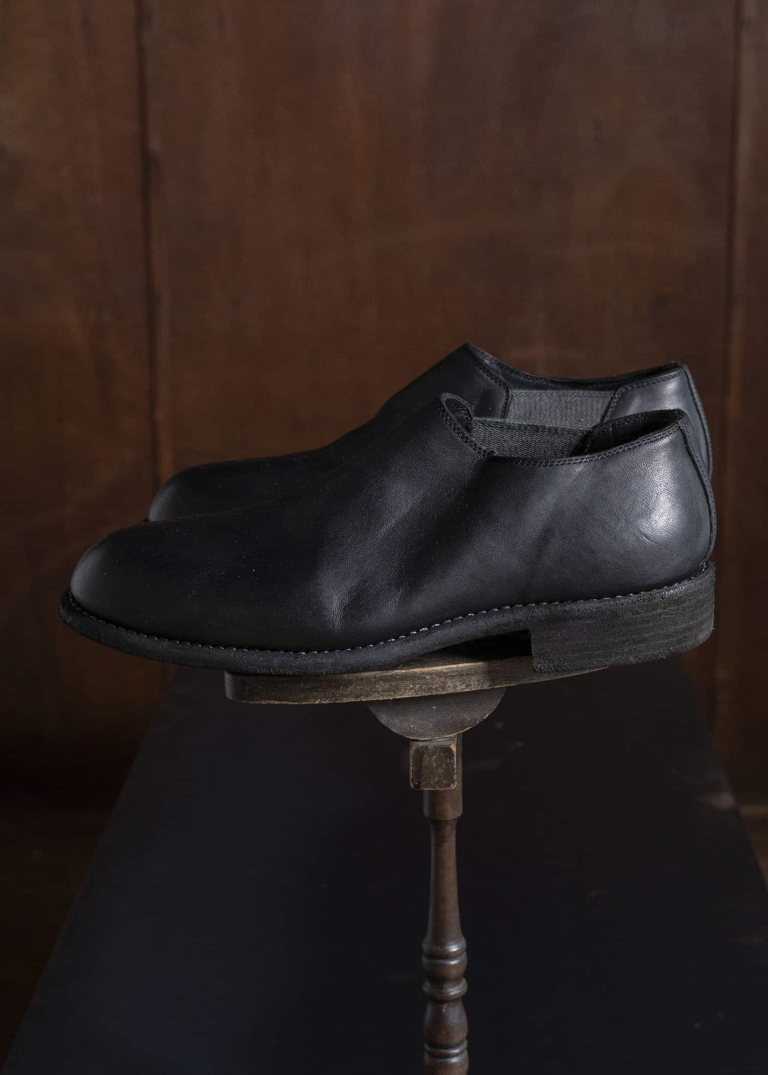 GUIDI 990EX / SLIP ON / HORSE FULL GRAIN / SOLE LEATHER / BLKT / BLACK