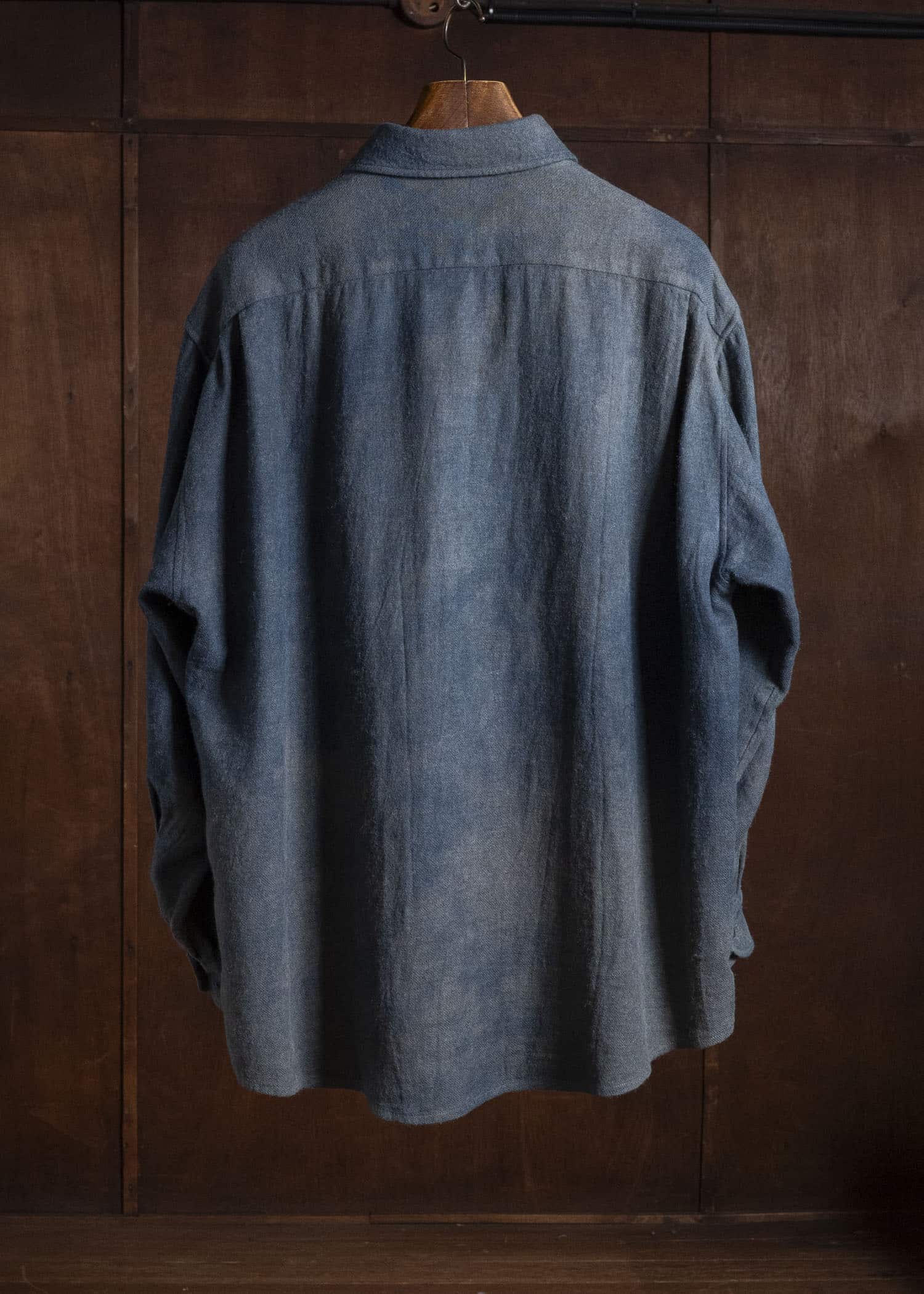 Gorsch #14 2ND-SH03AI Indigo Dyed Shirt Grey