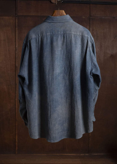 Gorsch #14 2ND-SH03AI Indigo Dyed Shirt Grey
