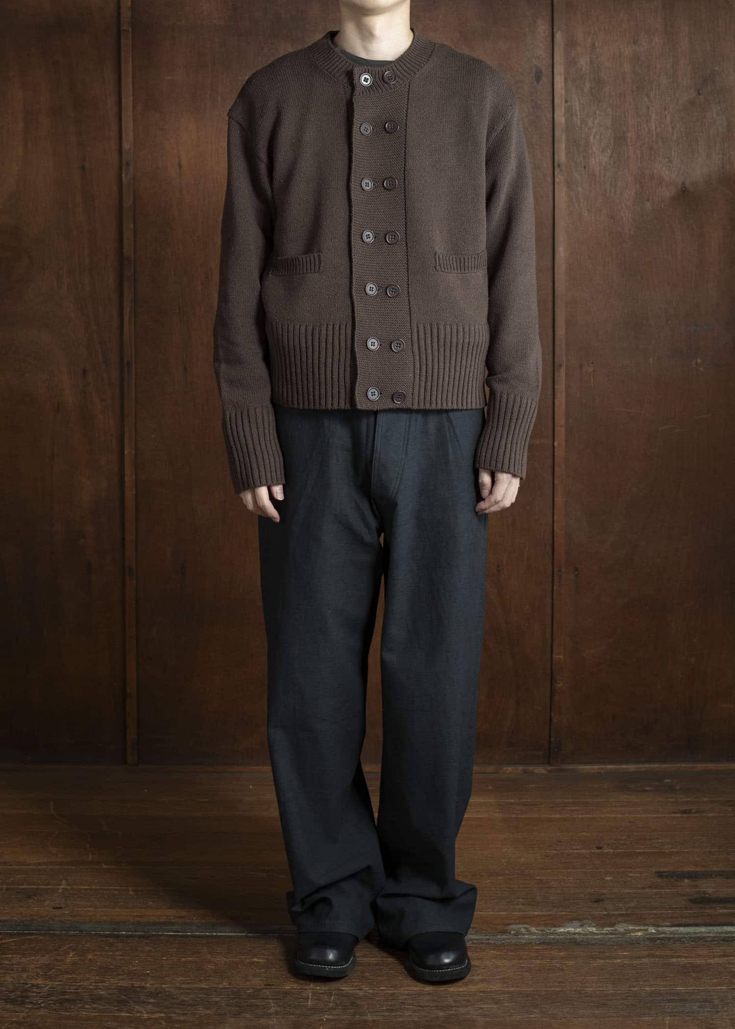 Taiga Takahashi Lot.506 DB Cardigan BROWN