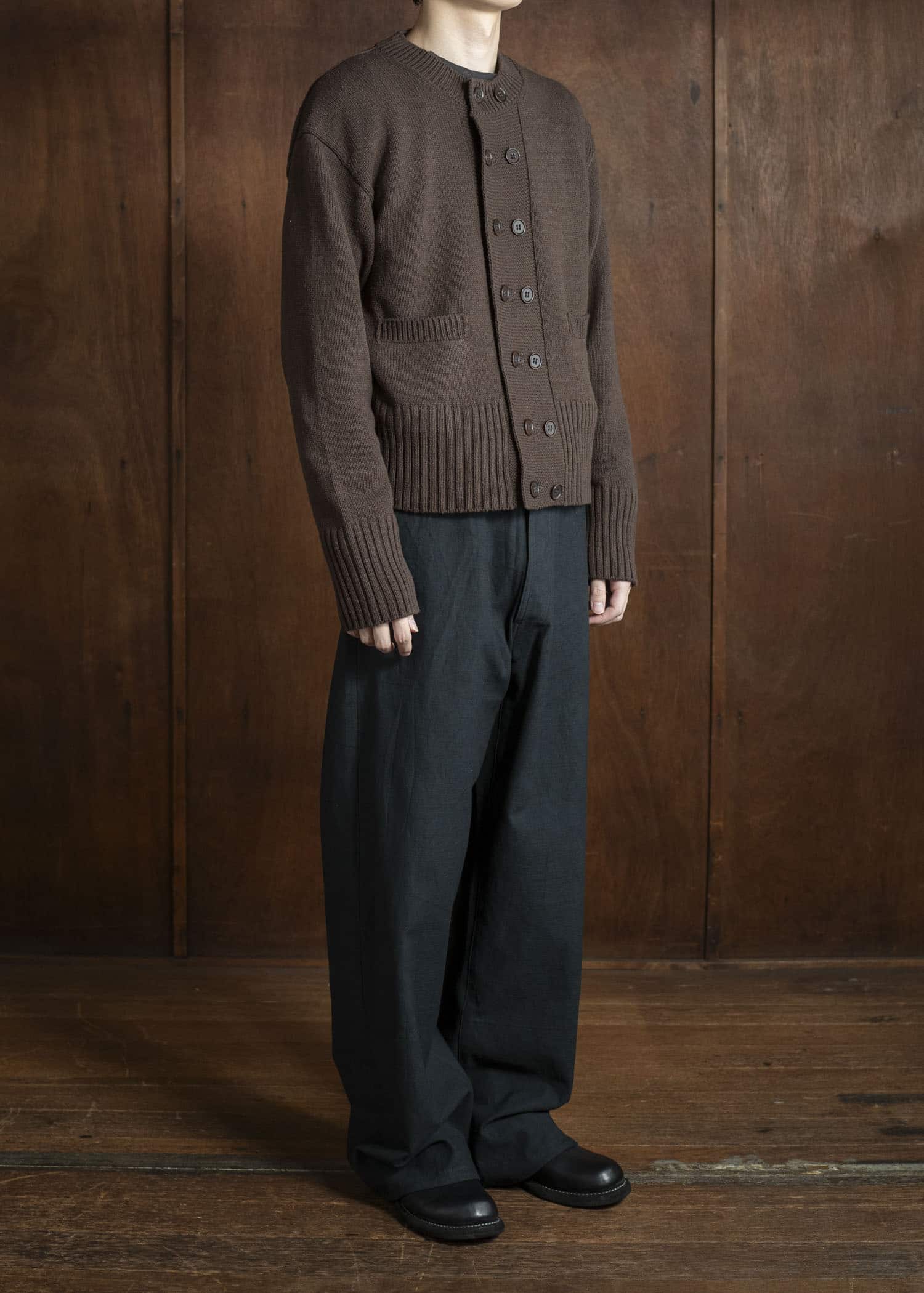 Taiga Takahashi Lot.506 DB Cardigan BROWN