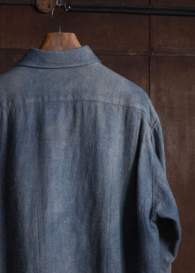 Gorsch #14 2ND-SH03AI Indigo Dyed Shirt Grey