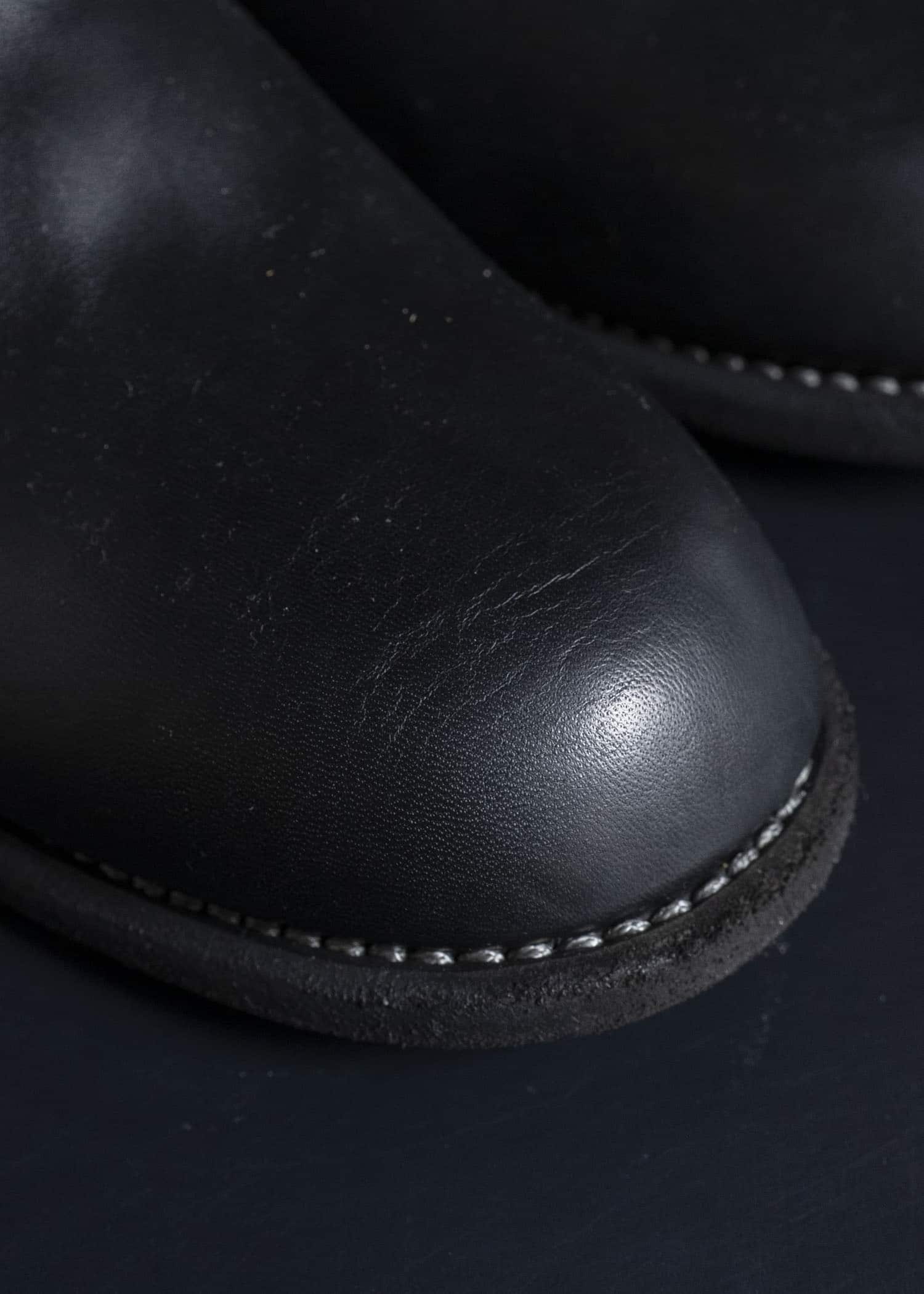 GUIDI 990EX / SLIP ON / HORSE FULL GRAIN / SOLE LEATHER / BLKT / BLACK