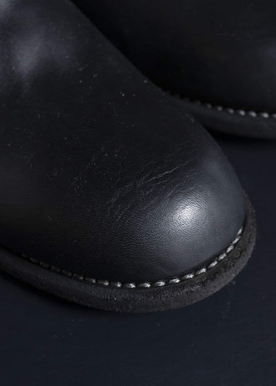 GUIDI 990EX / SLIP ON / HORSE FULL GRAIN / SOLE LEATHER / BLKT / BLACK