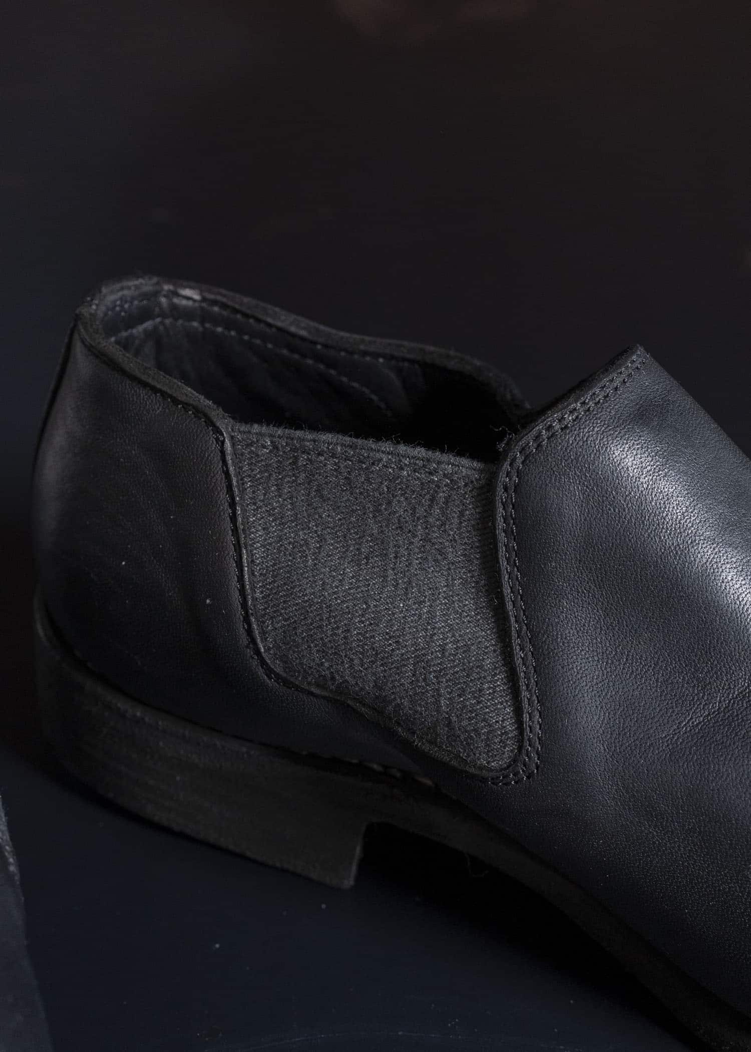 GUIDI 990EX / SLIP ON / HORSE FULL GRAIN / SOLE LEATHER / BLKT / BLACK