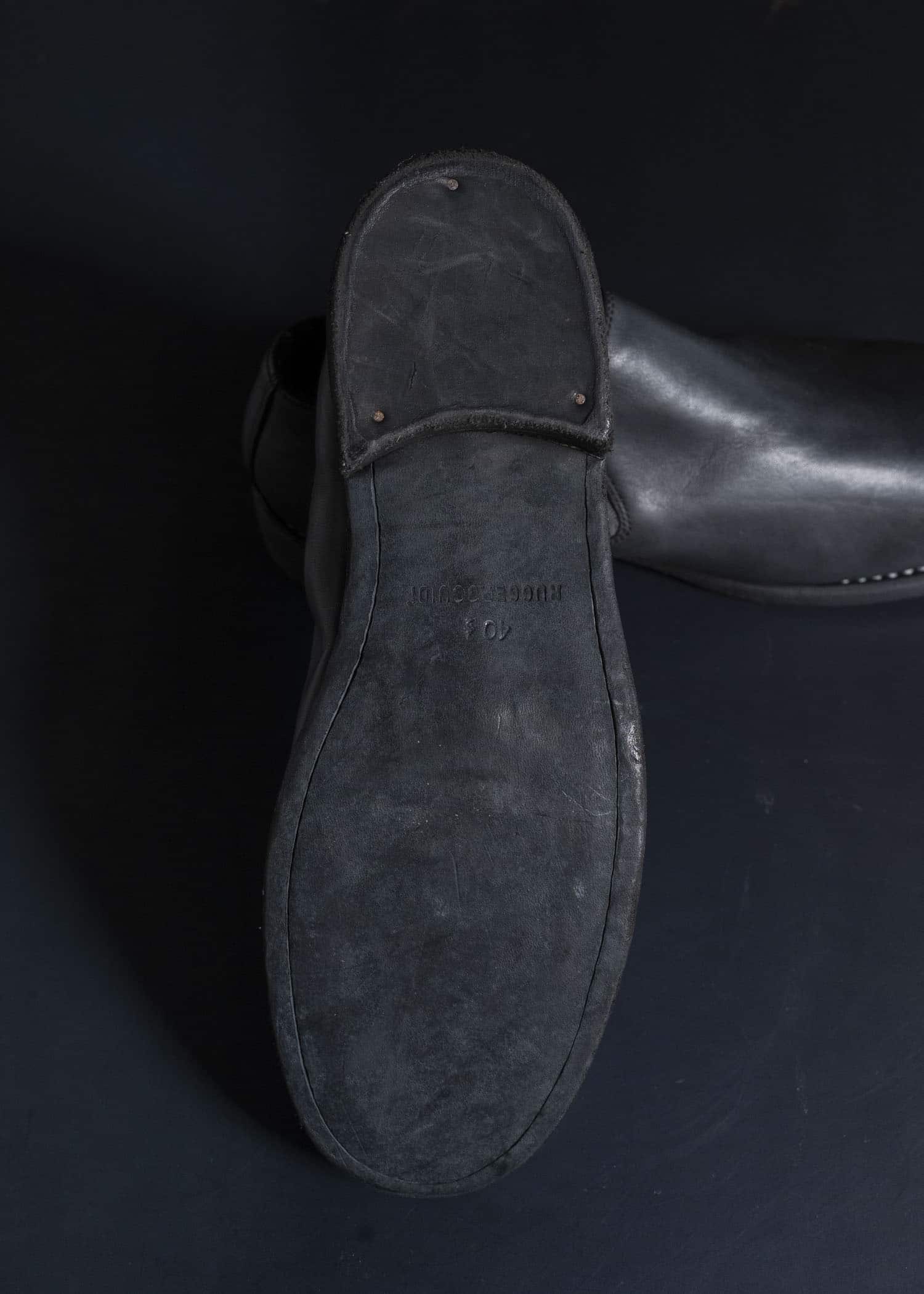 GUIDI 990EX / SLIP ON / HORSE FULL GRAIN / SOLE LEATHER / BLKT / BLACK