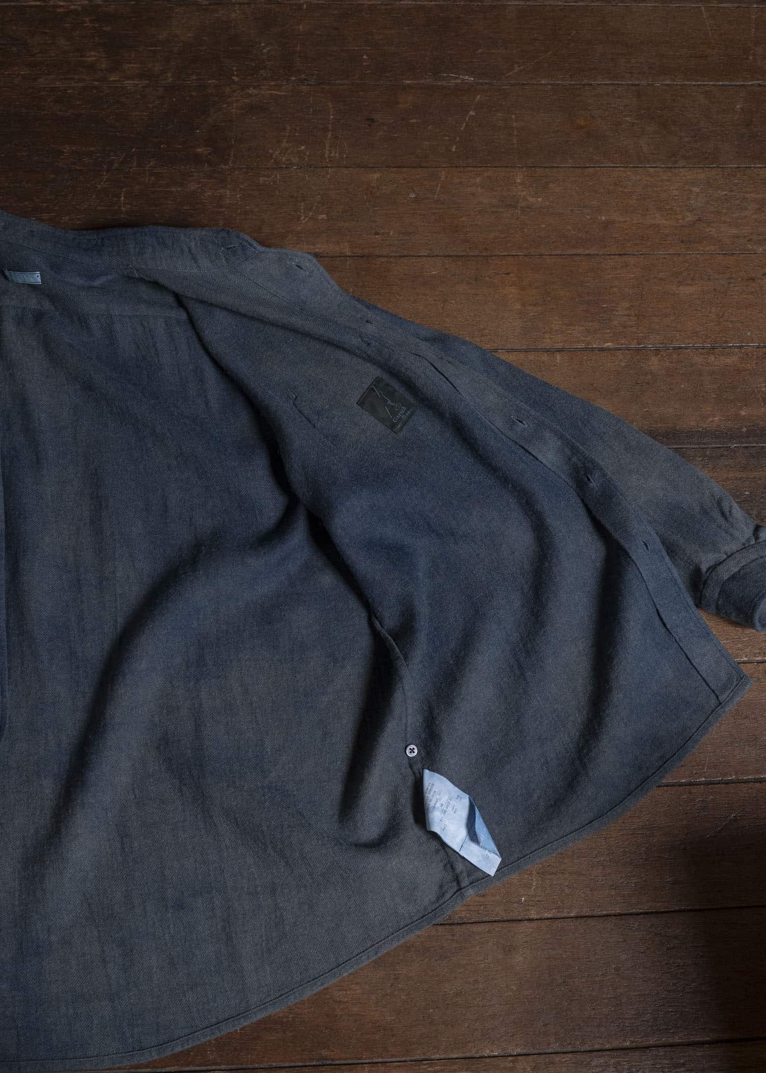 Gorsch #14 2ND-SH03AI Indigo Dyed Shirt Grey