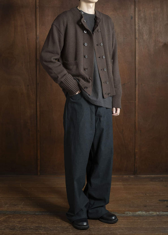 Taiga Takahashi Lot.506 DB Cardigan BROWN