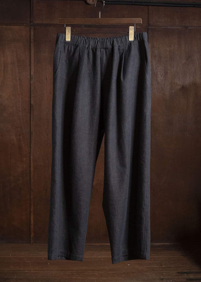 Jurgen Lehl J0564FPM913-99 コットンムラ糸ツイルパンツ こげ茶