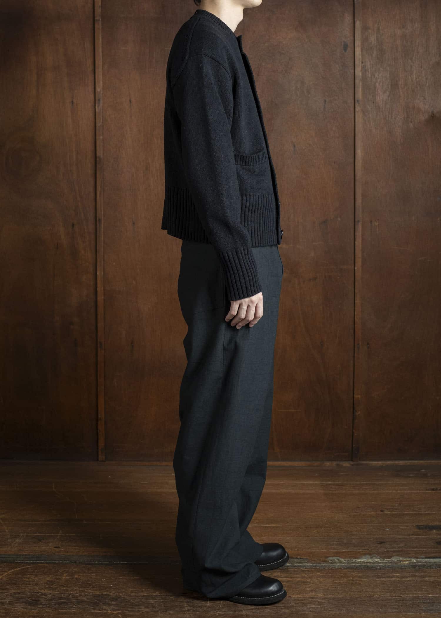Taiga Takahashi Lot.209 Buckle-Backed Trousers BLACK