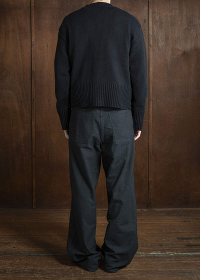 Taiga Takahashi Lot.506 DB Cardigan BLACK