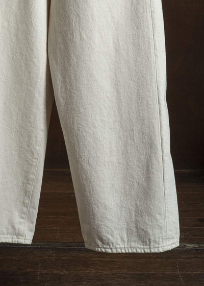YOKO SAKAMOTO YS-26AW-31-ECRU 5Pocket Baggy Pants ECRU