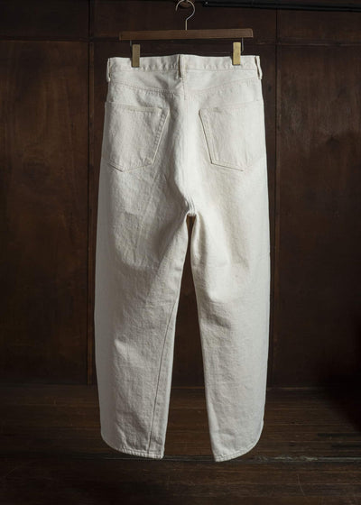 YOKO SAKAMOTO YS-26AW-31-ECRU 5Pocket Baggy Pants ECRU