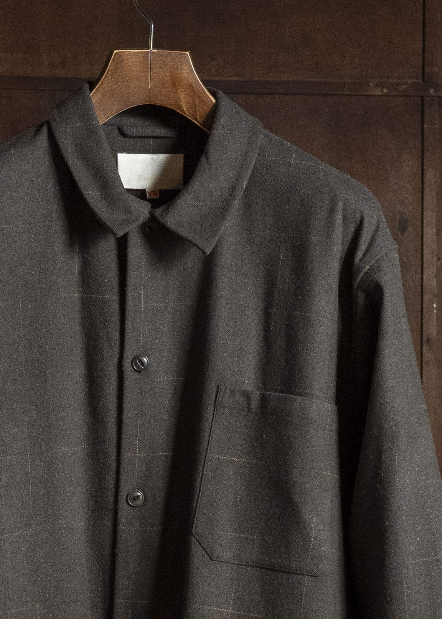 YOKO SAKAMOTO YS-26AW-60-OLIVE Work Shirt OLIVE