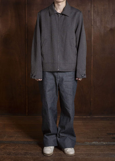 Taiga Takahashi Lot.306-Melange Charcoal Cossack Jacket Melange Charcoal