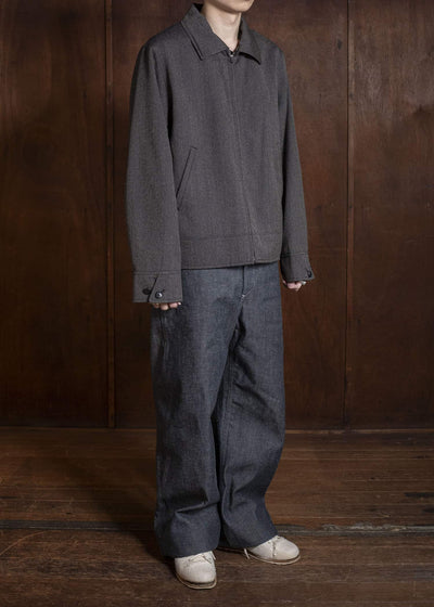 Taiga Takahashi Lot.306-Melange Charcoal Cossack Jacket Melange Charcoal